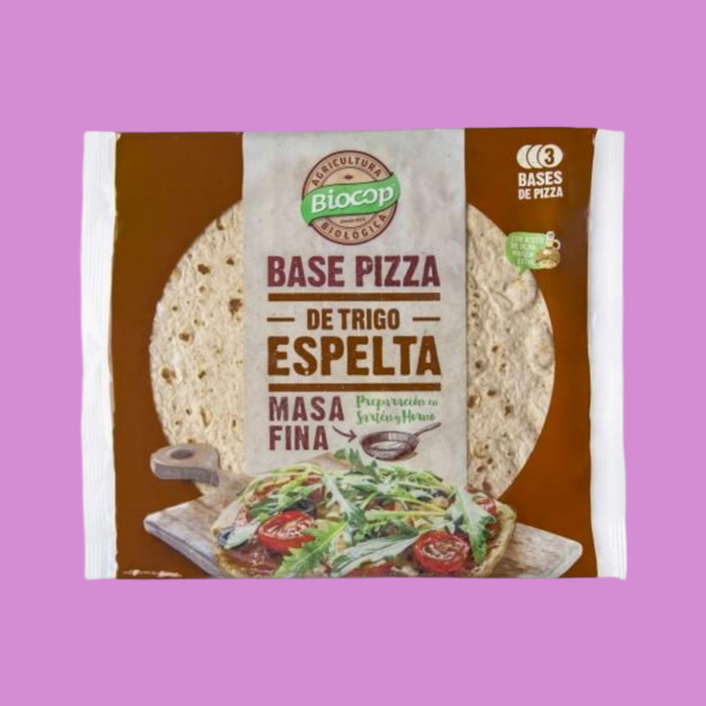 BASE PIZZA DE TRIGO ESPELTA MASA FINA ECO