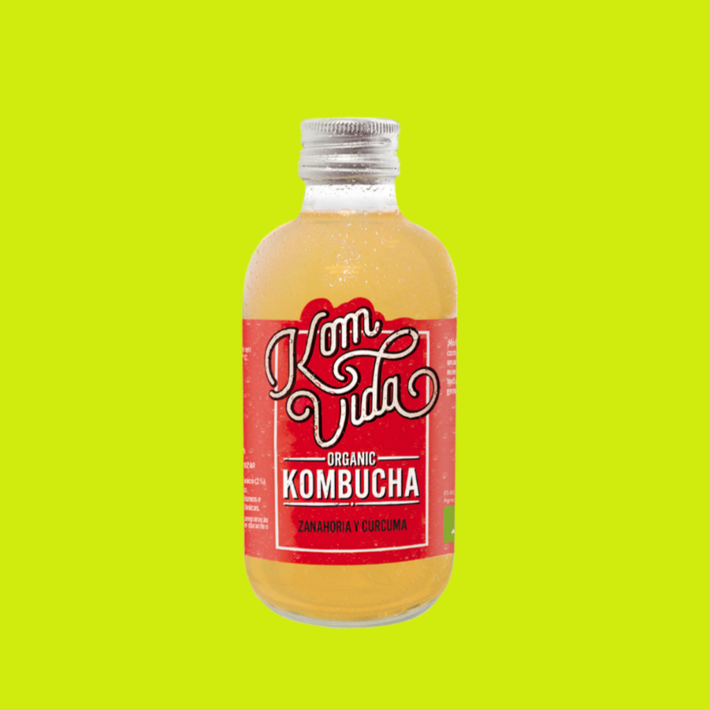 KOMBUCHA ZANAHORIA Y CÚRCUMA ECO