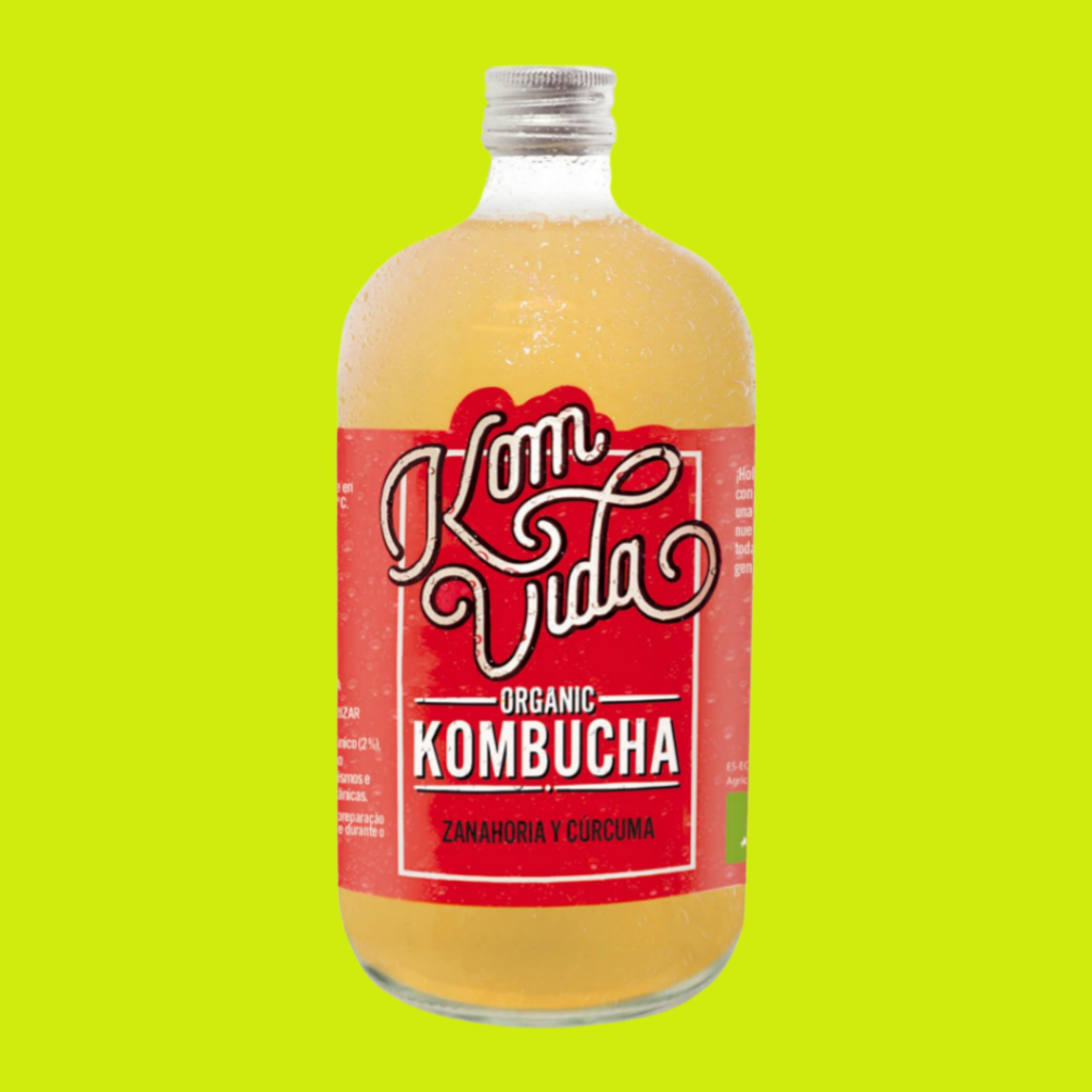 KOMBUCHA ZANAHORIA Y CÚRCUMA ECO