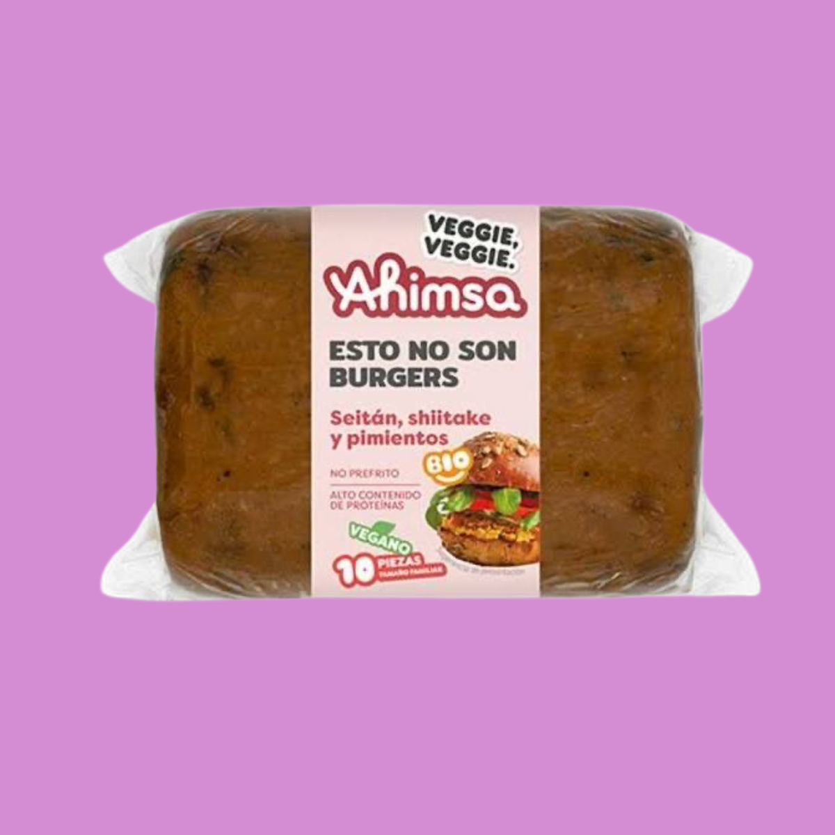 ESTO NO SON BURGERS SEITÁN, SHIITAKE, PIMIENTO ECO