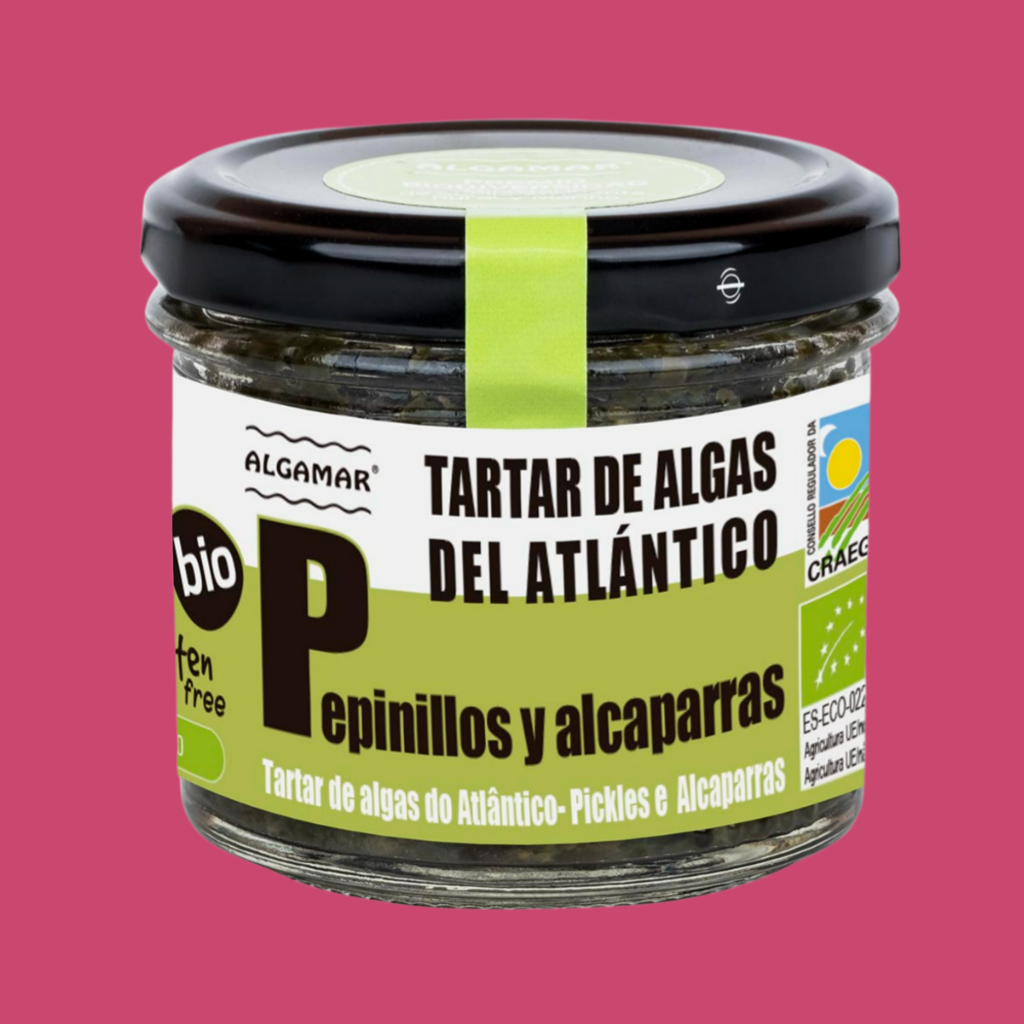 TARTAR DE ALGAS, PEPINILLOS Y ALCAPARRAS ECO