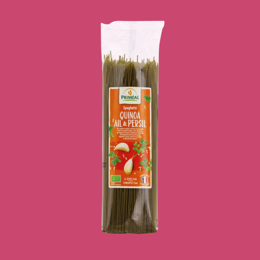 ESPAGUETTI QUINOA, AJO, PEREJIL ECO PRIMEAL 500 G