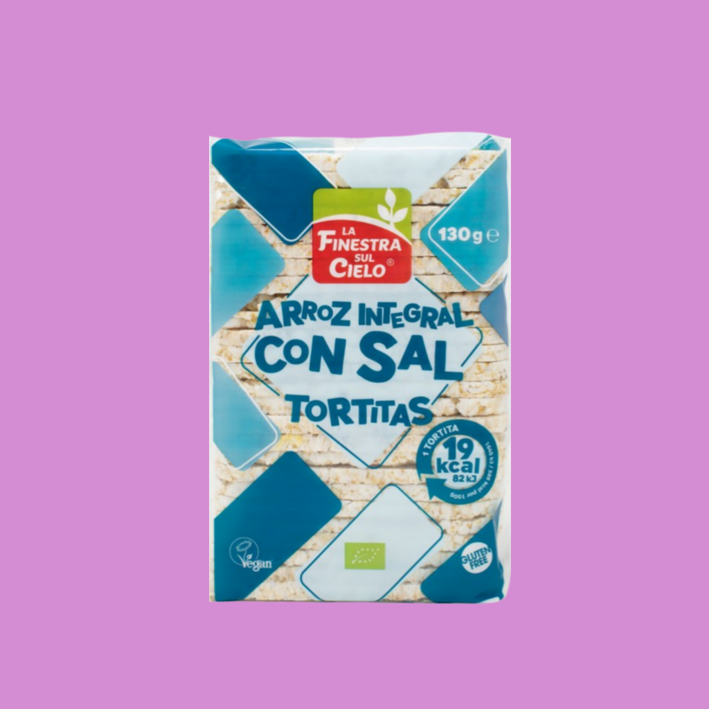 TORTITAS DE ARROZ INTEGRAL CON SAL ECO