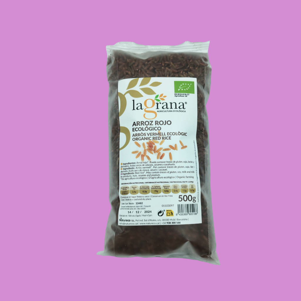 ARROZ ROJO ECO LA GRANA 500 G