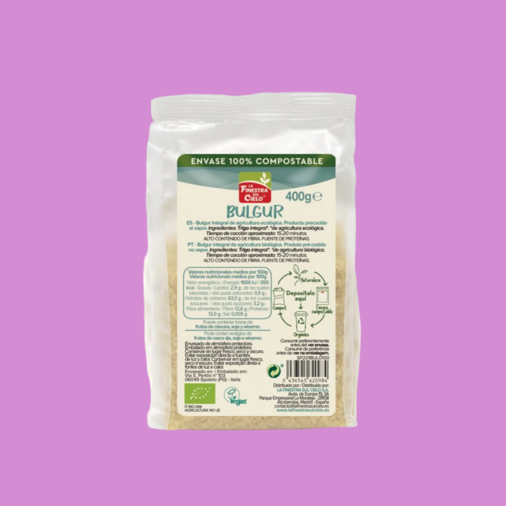 BULGUR ECO LA FINESTRA SUL CIELO 400 G