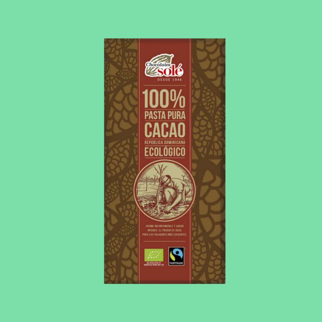 CHOCOLATE NEGRO 100% ECO