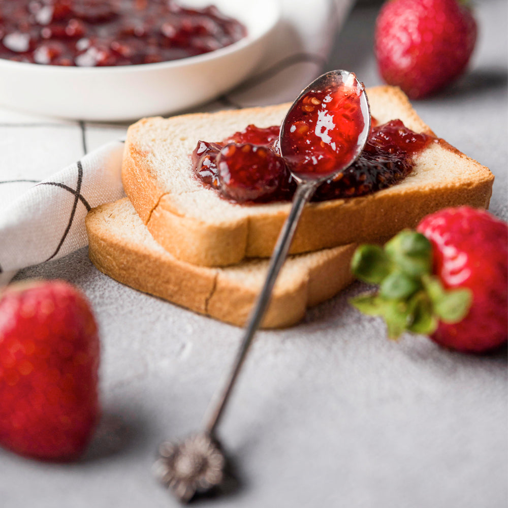 COMPOTA DE FRESAS CON ZUMO DE UVA ECO