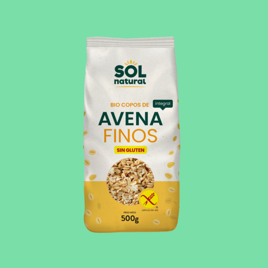 COPOS DE AVENA INTEGRAL FINOS ECO SOL NATURAL 500 G