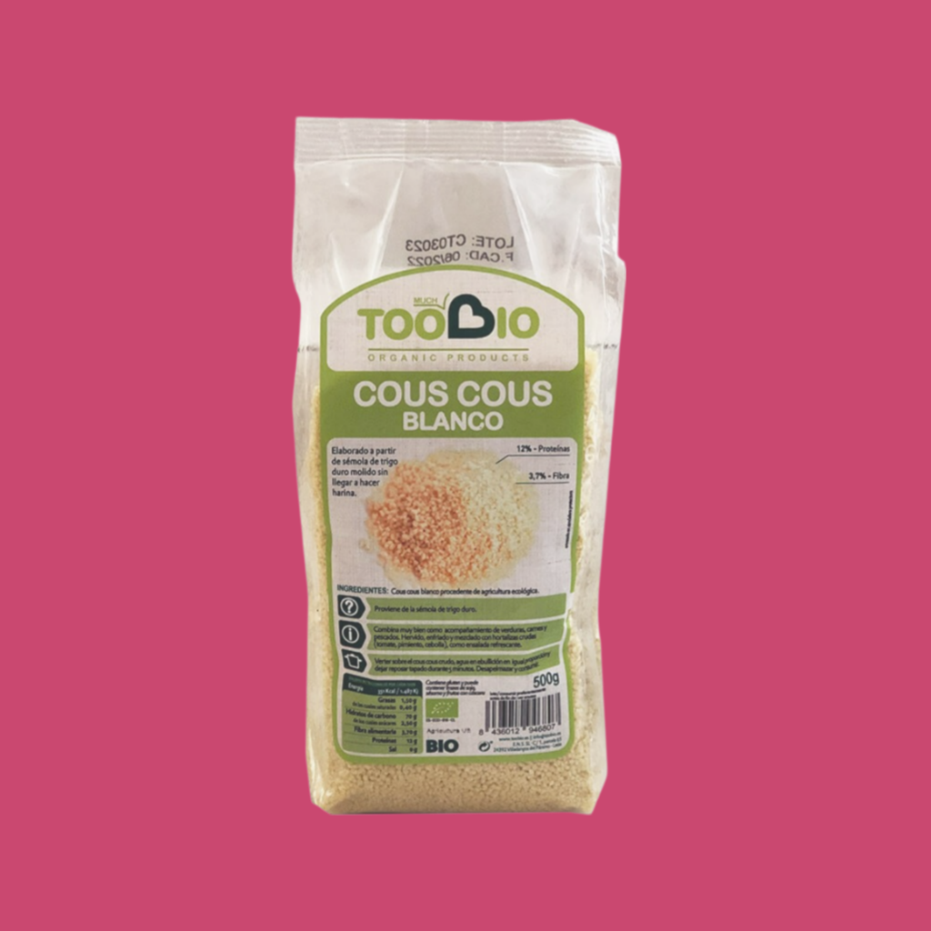 COUS-COUS BLANCO ECO TOOBIO 500 G