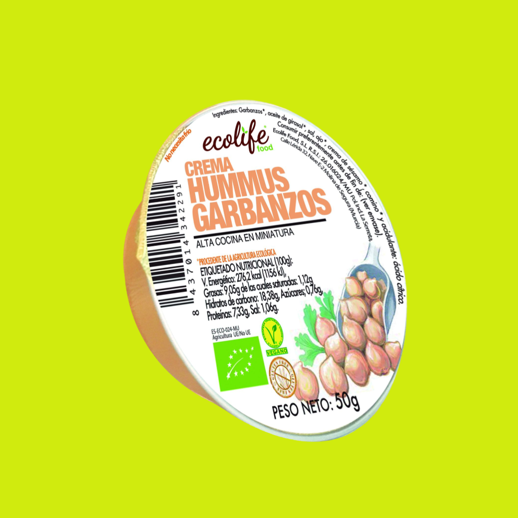 CREMA HUMMUS GARBANZOS ECO