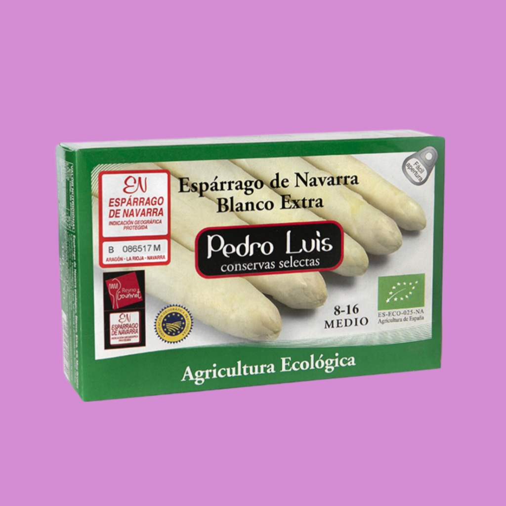 ESPARRAGO NAVARRA BLANCO ECO PEDRO LUIS 390 G (8-12 UDS)