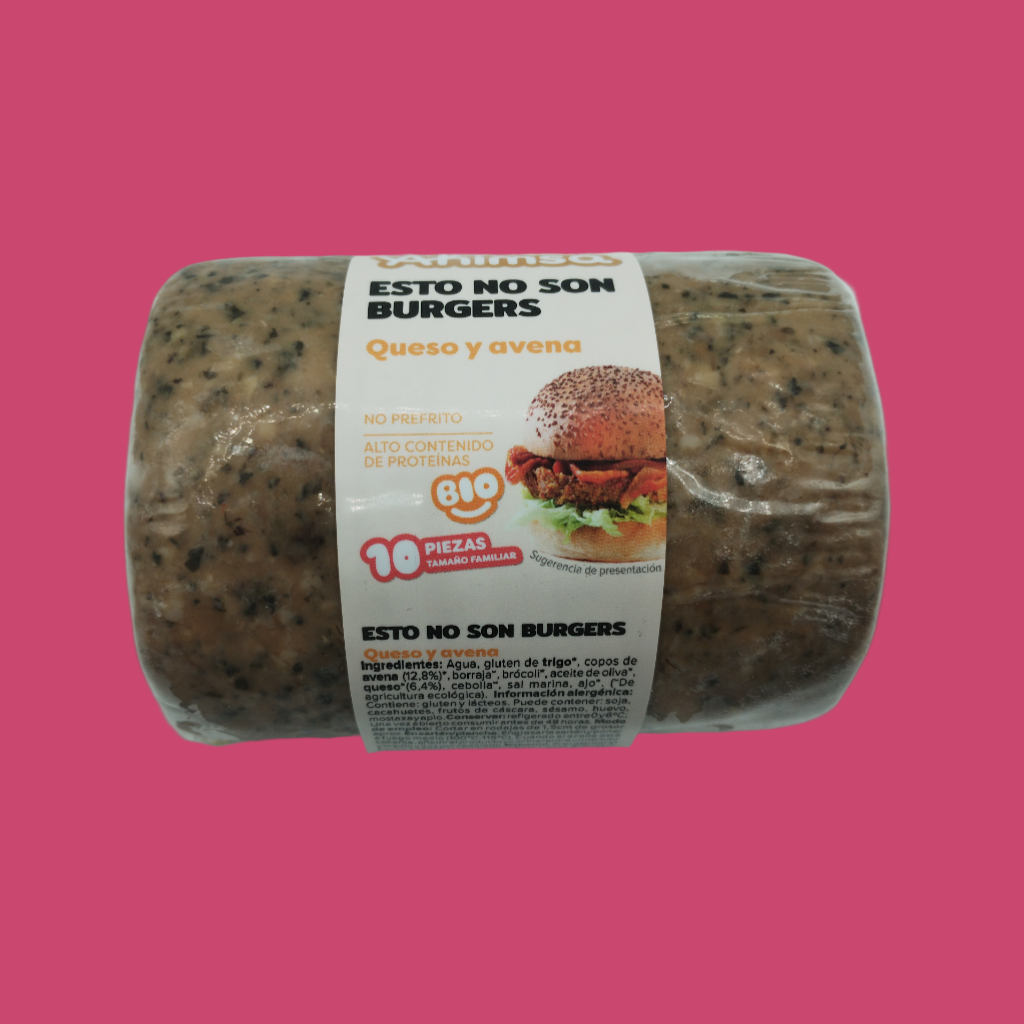 ESTO NO SON BURGERS QUESO Y AVENA ECO AHIMSA 750 G