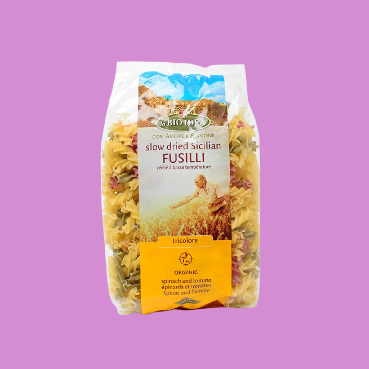 FUSILLI TRICOLOR ECO BIO IDEA 500 g