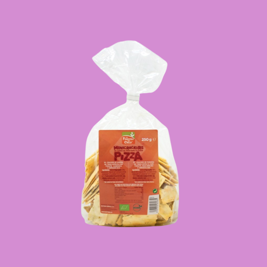 MINI CRACKERS ESPELTA SABOR PIZZA ECO