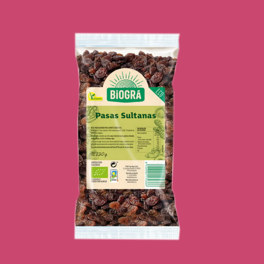 PASAS SULTANAS ECO BIOGRA 250 G