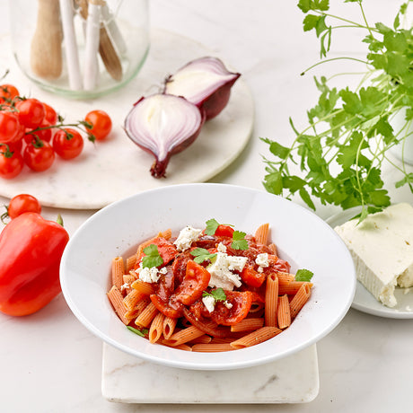 PASTA ARTESANA PENNE DE HARINA DE LENTEJAS ROJAS ECO