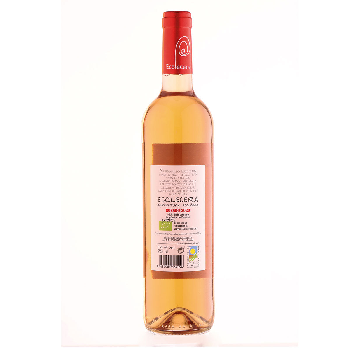 VINO ROSADO BAJO ARAGÓN ECO