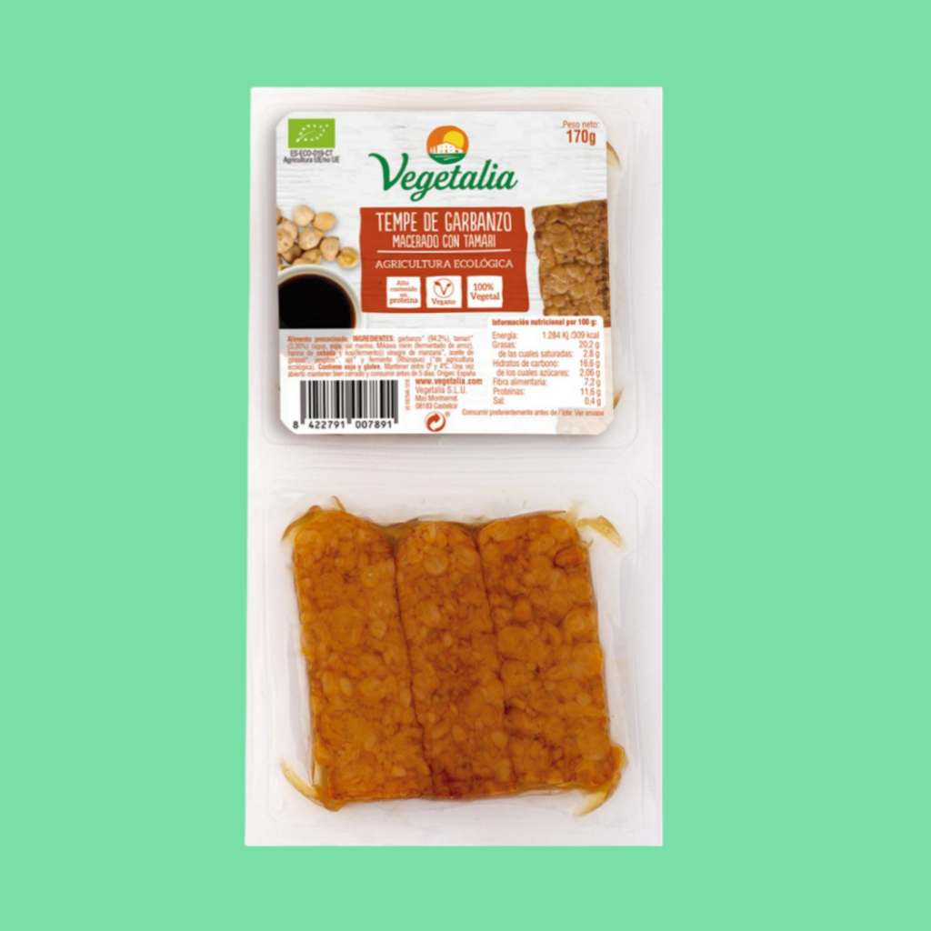 TEMPE DE GARBANZO MACERADO CON TAMARI ECO