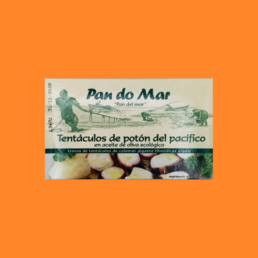 TENTÁCULOS DE POTÓN DEL PACÍFICO EN AOVE ECO PAN DO MAR, 120 G