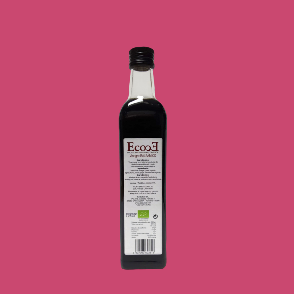 VINAGRE BALSÁMICO ECO ECOVINAL 500 ML